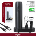 Electric Wine Opener USB Rechargeable Automatic Large Battery Powered Effortless Bottle Opener For Kitchen BarTools Party Gift