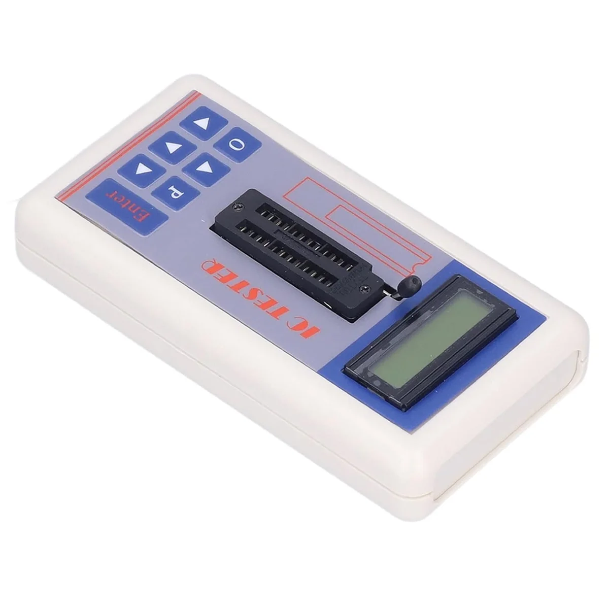 ABQR Integrated Circuit Tester, IC Transistor Capacitor Tester, Diode Checker Detector, with 5V 3.3V AUTO Mode,B
