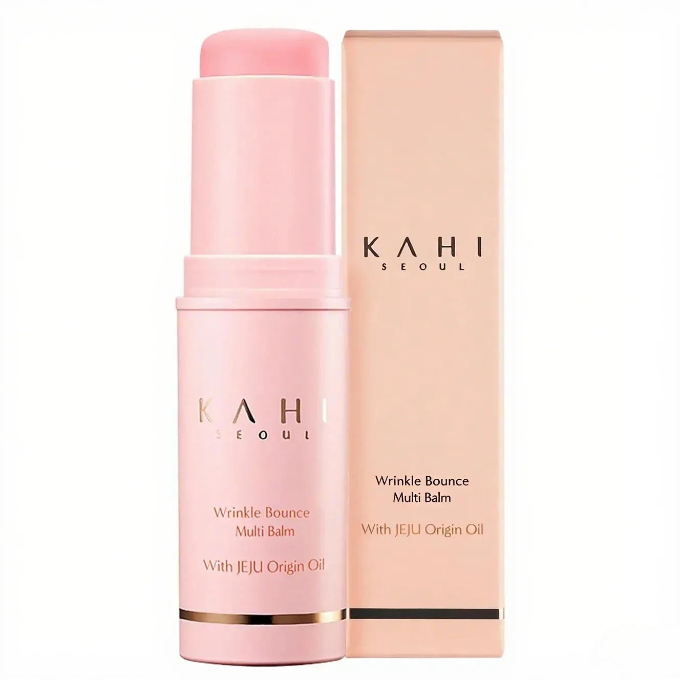 KAHI Eye Balm Stick Acetyl Hexapeptide 8 Dark Circles Wrinkle Reduction Puffiness Care Metal Head Massage Korean Skincare