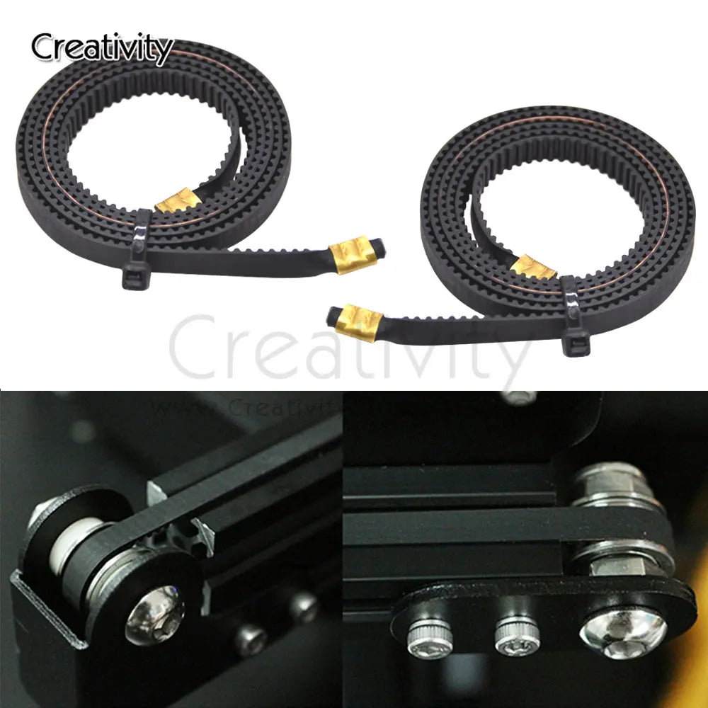 Ender 3/V2/Pro/S1/ CR6 SE/Ender-3 V3 SE/Ender3 V3 KE/Ender3 NEO 3D Printer Parts X+Y Axis Rubber Open Timing Belt
