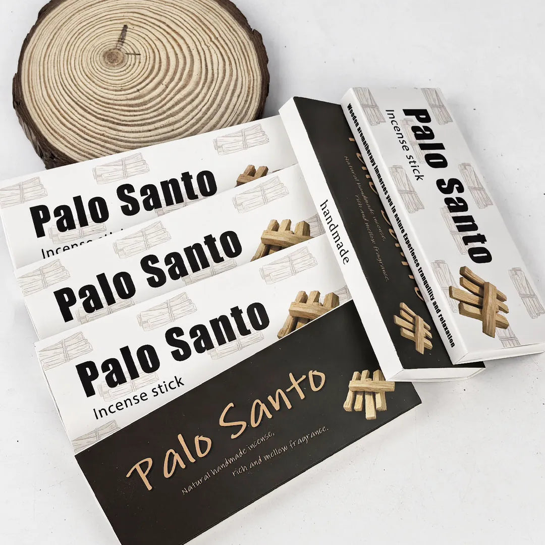 44Pcs/Box Thick 0.28cm Incense Sticks, Palo Santo Incense Sticks, Made from Natural Incense Powder, Suitable for Home, Yoga, Leisure, Reading, Hiking, Gatherings, and Travel, Essential Aromatherapy, Purifies the Air