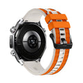 Two-Tone Silicone Strap 22mm For Huawei Watch Ultimate 2 / GT 6 5 Pro 46mm / GT4 GT3 GT2 / Watch 5 4 3 Band Watchband Bracelet