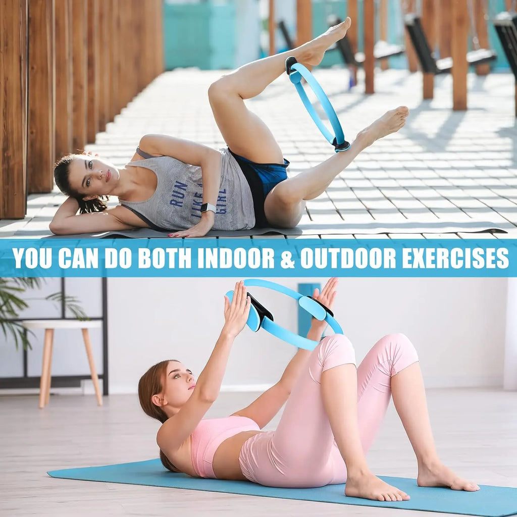 Pilates circle, yoga ring, yoga aid for slimming thighs and strengthening the waist, weight loss and slimming.
