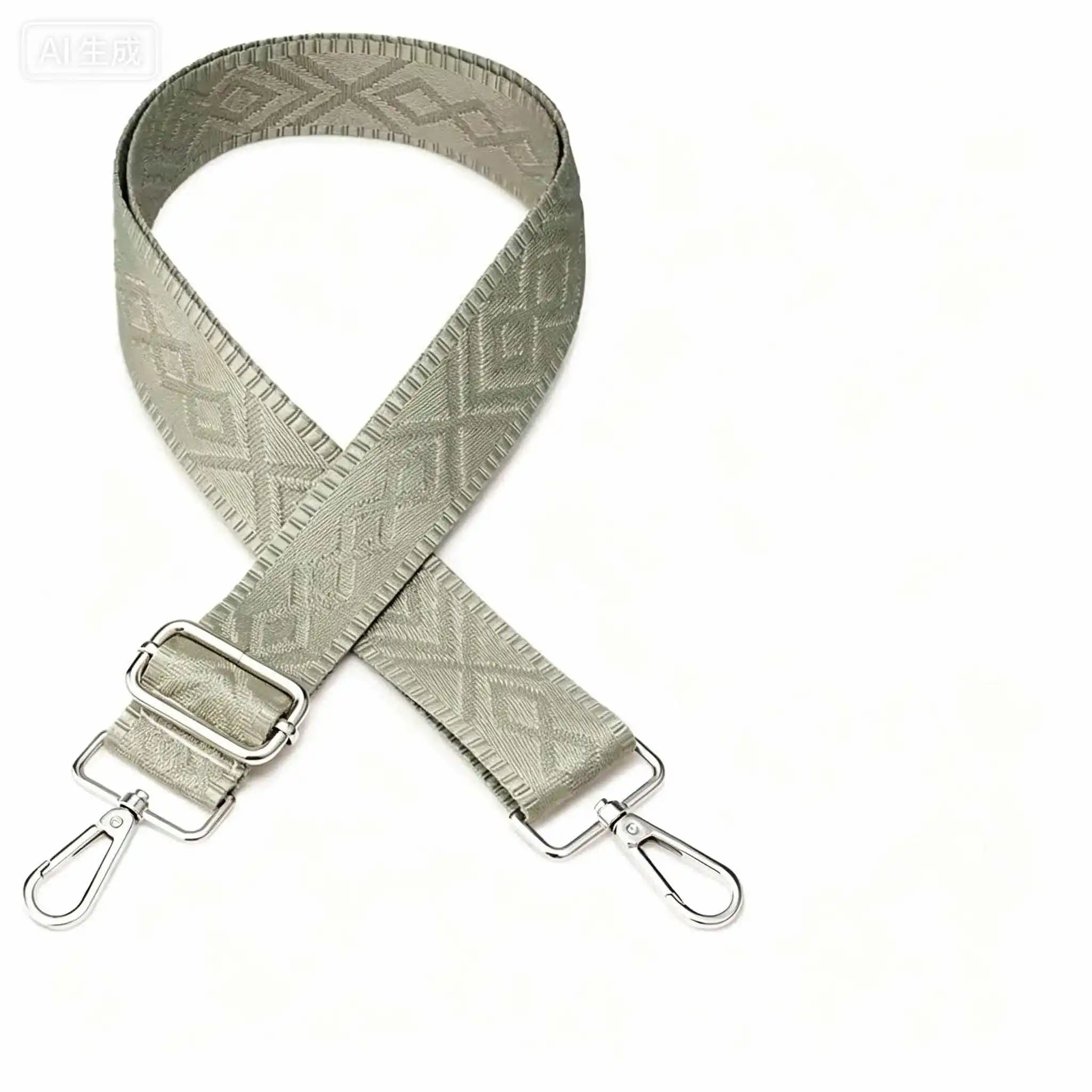3.8cm Wide Jacquard Bag Strap Adjustable Replacement Crossbody Shoulder Strap for Handbags