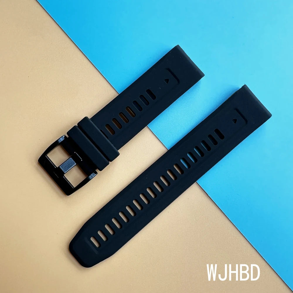 Sport Silicone Strap for Garmin Descent G2 G1 Mk3i Mk2 Mk1/Fenix 8 Pro E 7 7X 6 6X 5 5X/Epix Soft Bracelet 22/26mm Quickfit Band
