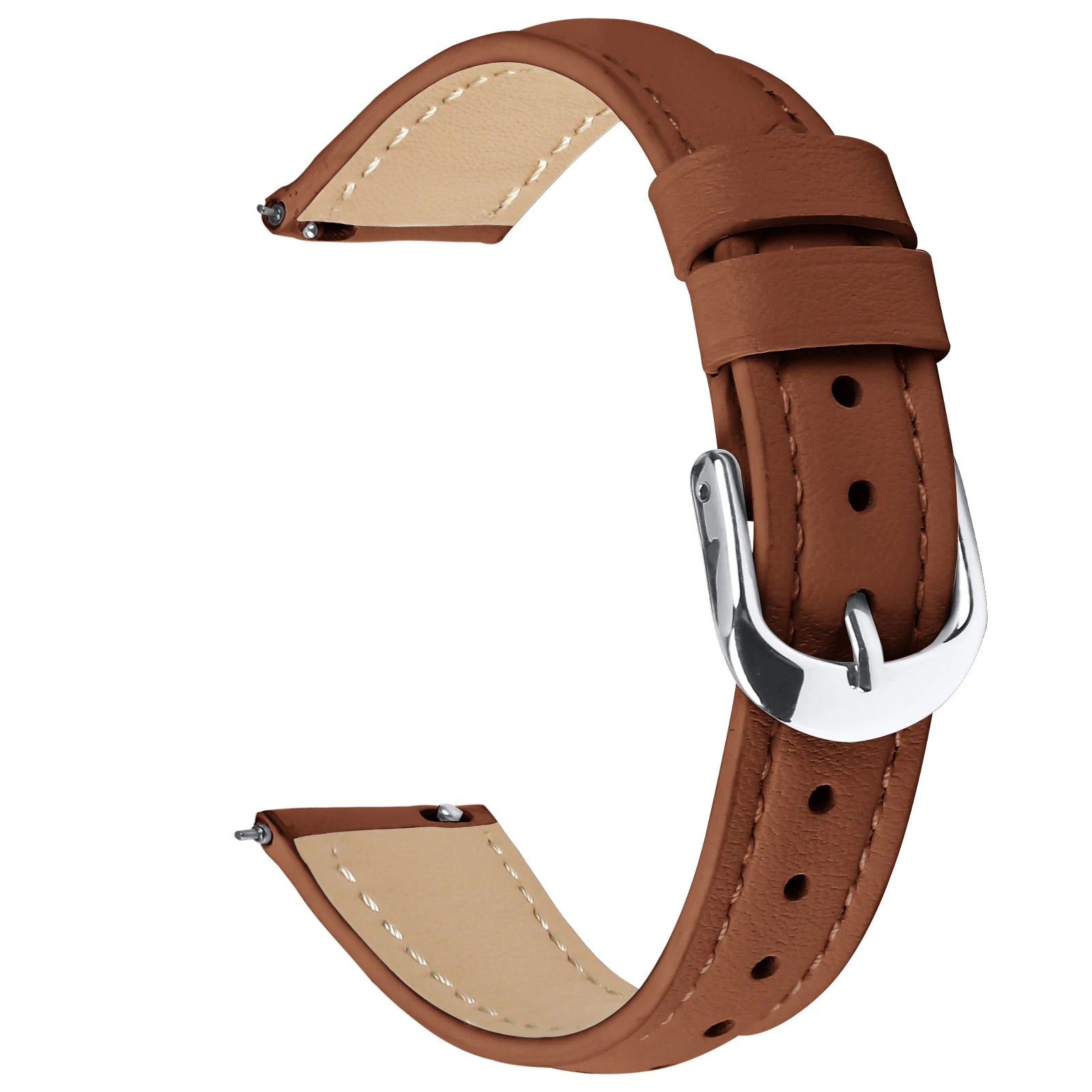 Leather Bracelet Band Suitable for Huawei Watch GT6 GT5 GT4 41mm with Metal Buckle Suitable for Huawei Watch 5/GT5pro 42mm