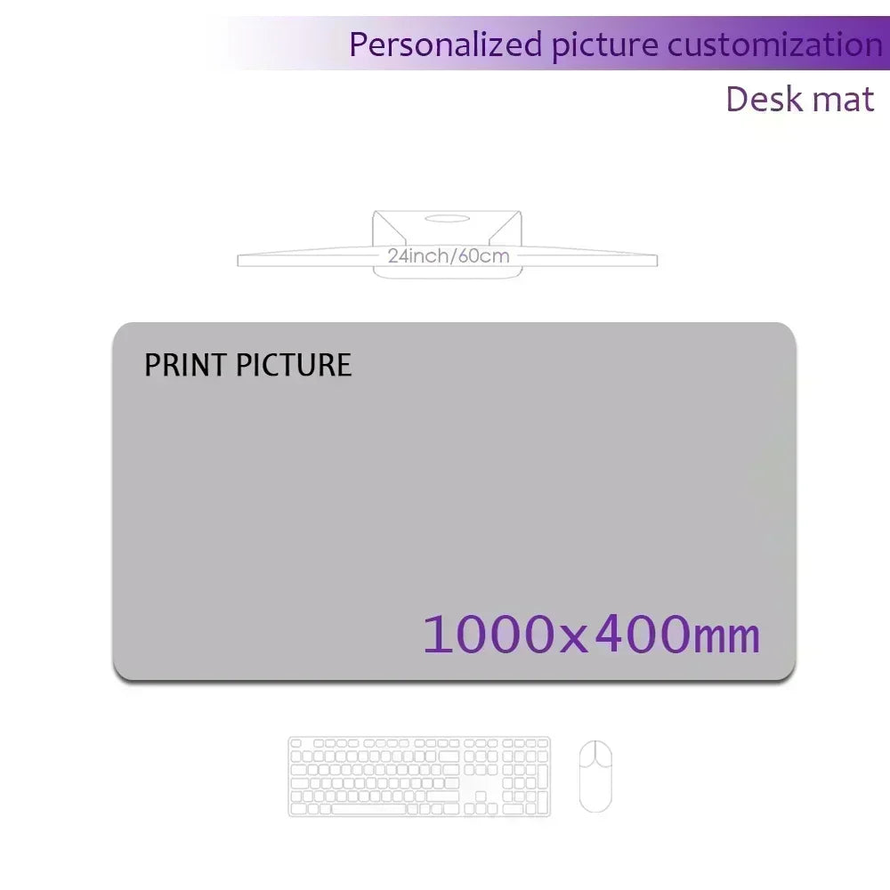 Custom Playmat 60x35cm Mousepad Custom Image Tabletop Gaming Deskmat Playmat Custom Game Mat Printing HD,Rubber Mouse Pad Xxl
