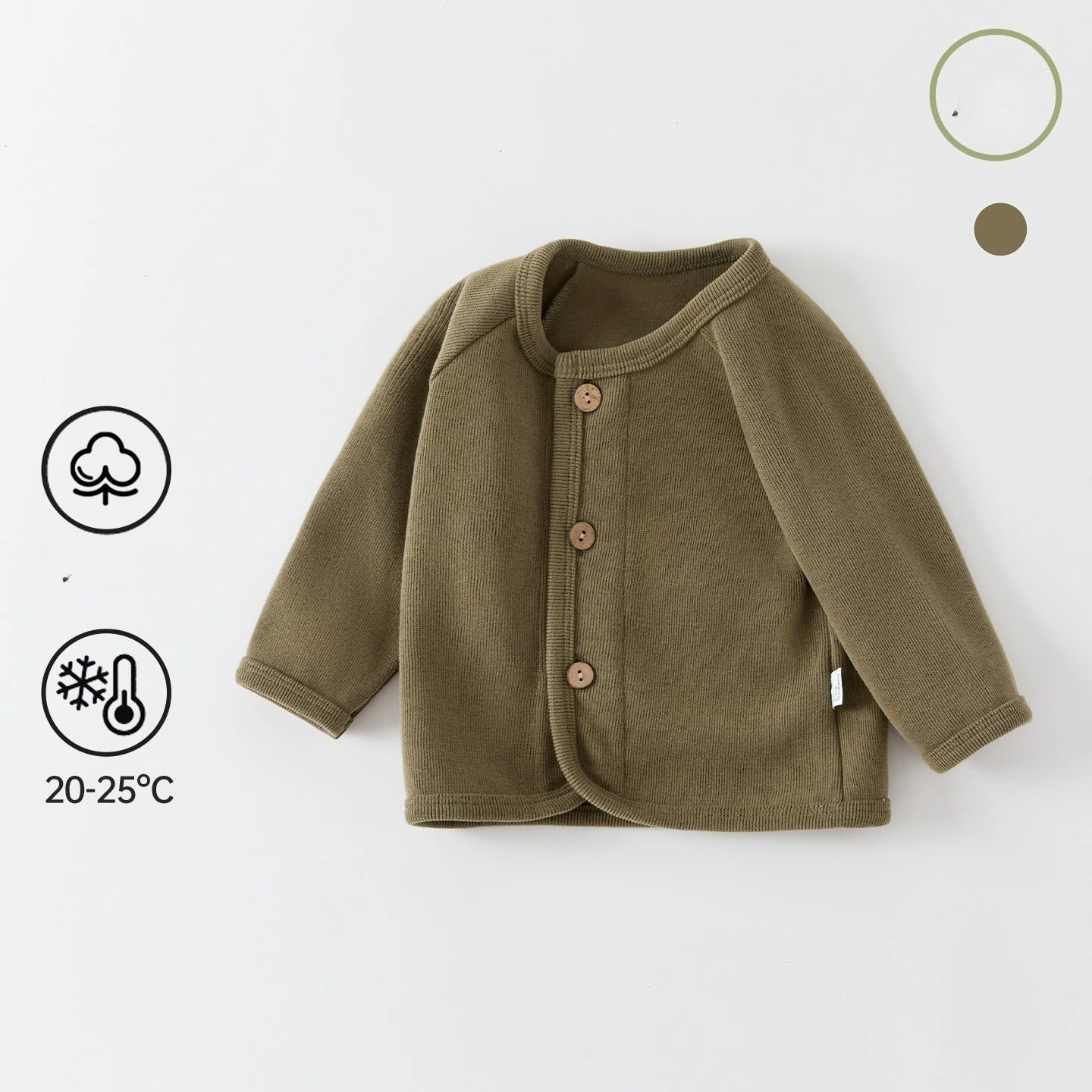 Baby CardiganUltra-Soft Spring & Autumn Knitwear for Infants & Toddlers - Chic, Comfortable