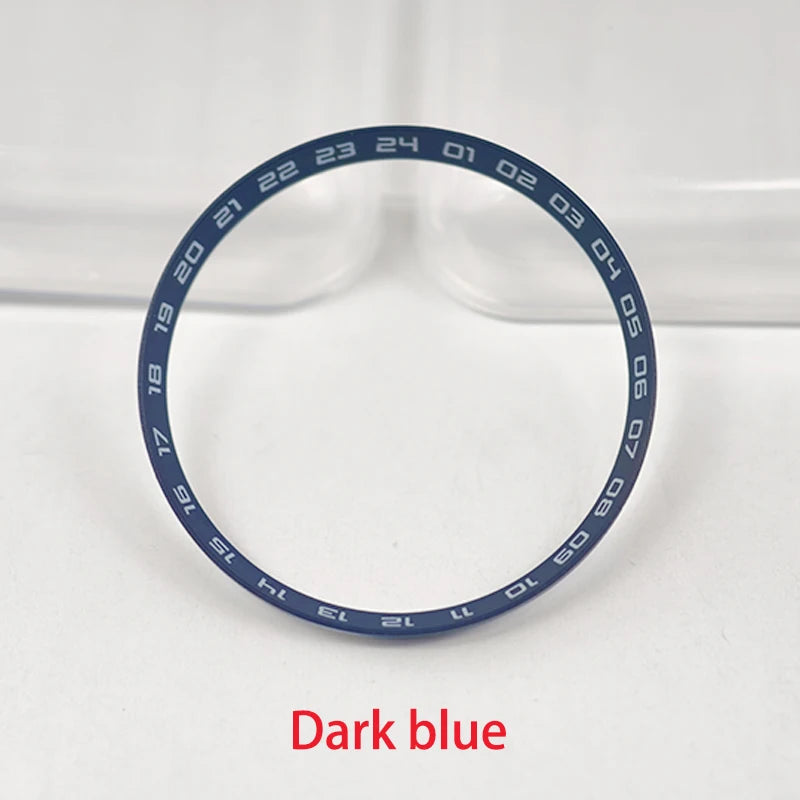 30.5mm Watch Chapter Rings Fit SKX007 SKX009 SRPD Watch Case Plastic Inner Ring NH35 NH36 Movement Men's Watch Parts Replace