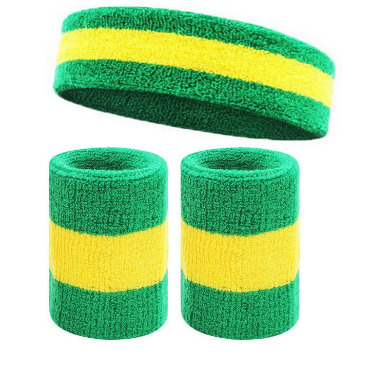 Tennis Wristbands Sport Headband For Men Women Towel Sweat Bands Basketball Yoga Gym Running Volleyball Wrist Wrap Sweatband