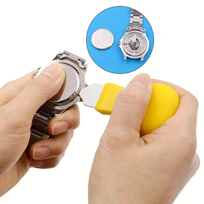 Watch Case Opener Tool, Portable Watch Back Opener for Professional Watchmakers & Home Repair, Bergeon Style