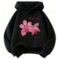 Graphic Pullover Flower Design Hooded Kids Children's Sweatshirt Cute Hoody for Boys Girls Spring Casual Hoodies