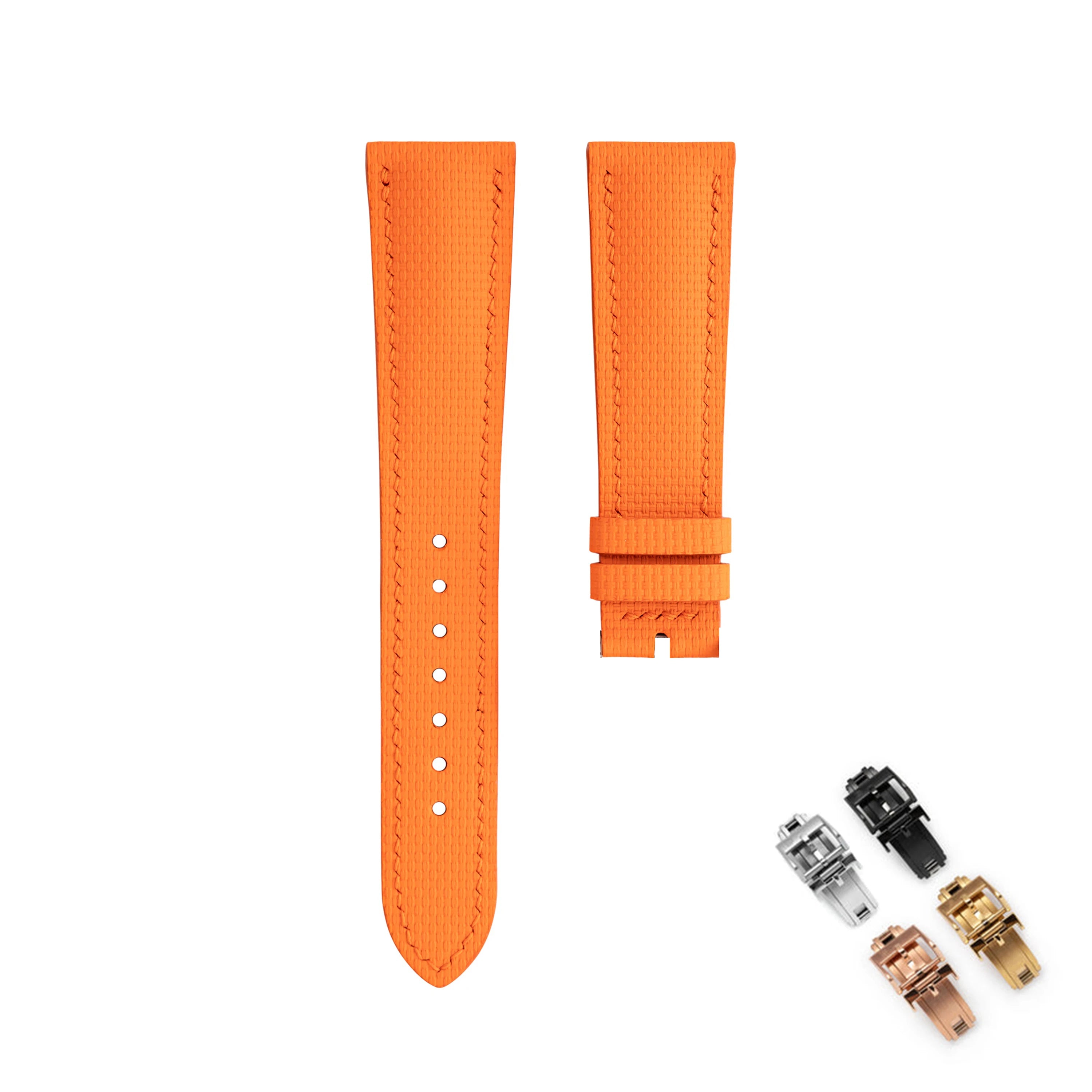 FKM Rubber Sailcloth Watch Strap 18mm 19mm 20mm 21mm 22mm Watch Bands Fit For Omega Seamaster 150 Omega Speedmaster Swatch