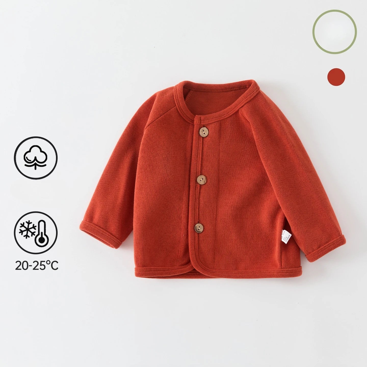 Baby CardiganUltra-Soft Spring & Autumn Knitwear for Infants & Toddlers - Chic, Comfortable