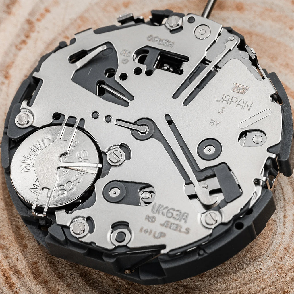 Japan Genuine VK63A Chronograph Quartz Movement with Battery Japan Original Mechanism VK63 VK61A VK67A Mod Replace Movement
