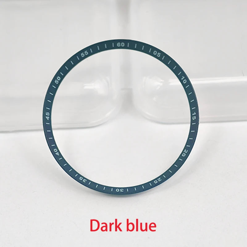 30.5mm Watch Chapter Rings Fit SKX007 SKX009 SRPD Watch Case Plastic Inner Ring NH35 NH36 Movement Men's Watch Parts Replace