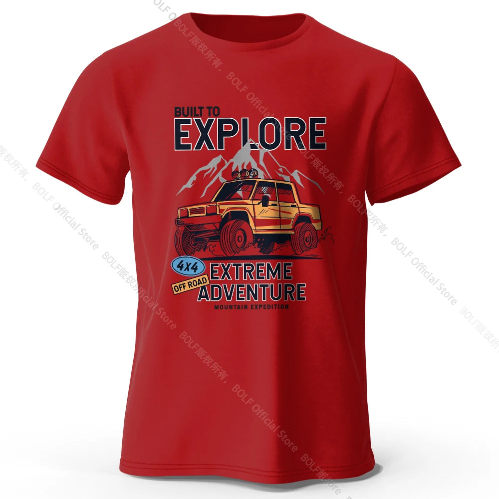 Vintage Rally Crest Printed Unisex Men Women T-Shirt Tees Tops 100% Cotton Weatherproof Patina Graphic Adventurer Gear