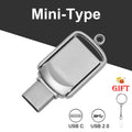NEW Mini 64GB 128GB Type C Ultra Dual USB Flash Drive Memory Stick Thumb Pen Drive Creative Gifts for Business USB Flash Drives