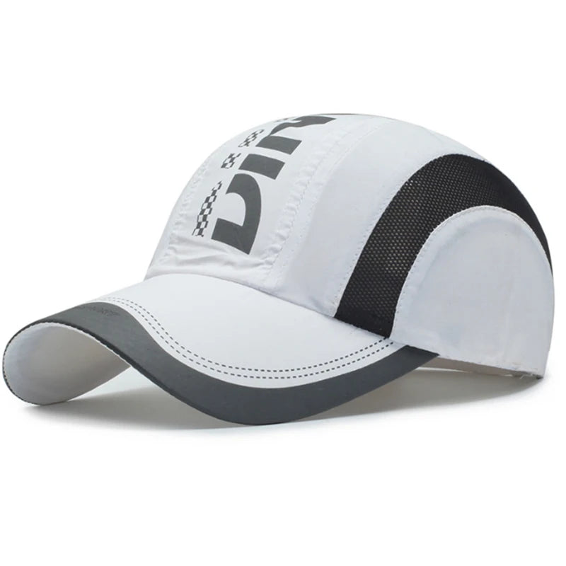 New Summer Hat Quick-Drying Cap Fashion Spring Baseball Cap Outdoor Sports Cap Breathable Mesh Hat Visor Hat Mens Cap
