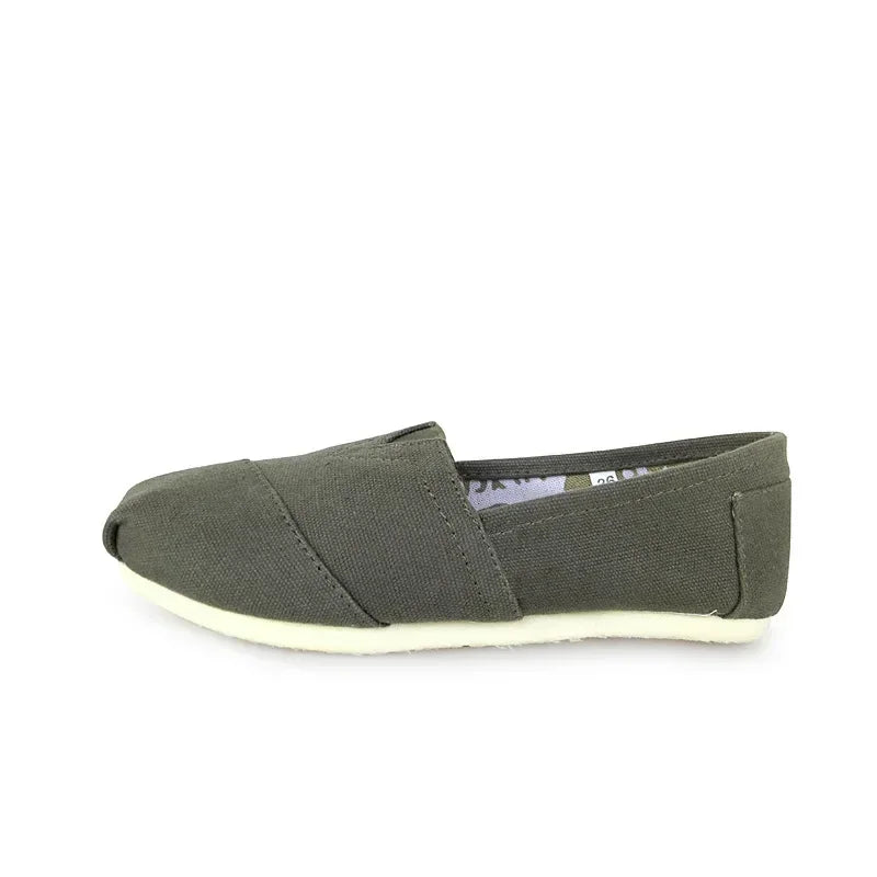 Summer Blue Loafers Men Classic Canvas Flats Shoes Women Comfortable Breathable Men Casual Shoes Slip-on Espadrilles