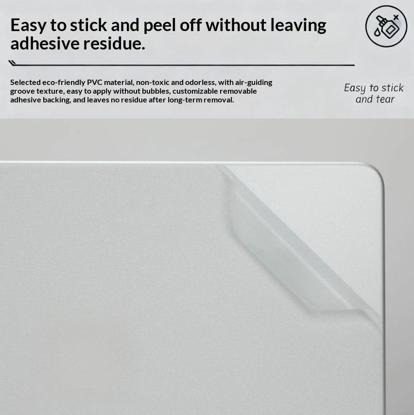 Notebook Protective Stickers for 2026 MacBook Neo 13 Inch A3404 Frosted Clear Vinyl Skin Decal Ultra-thin scratch-resistant Case