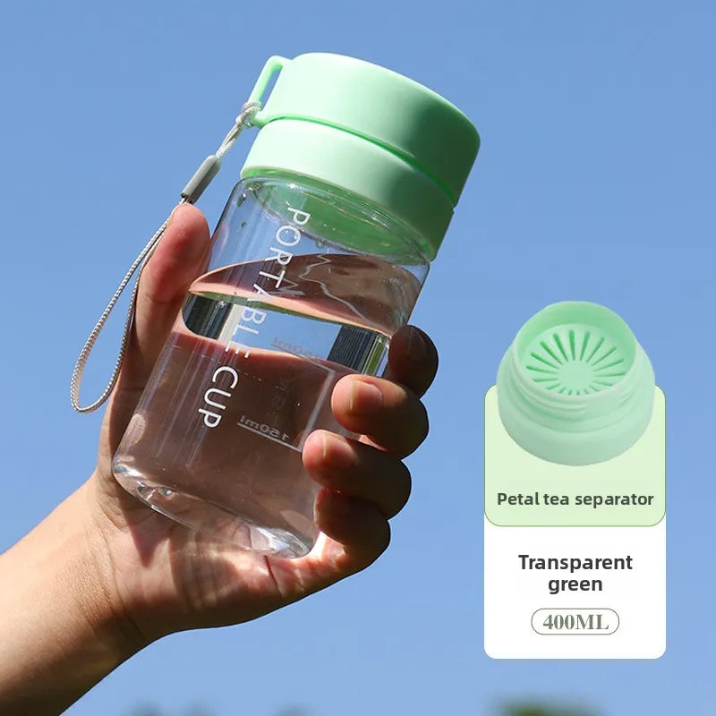 Portable 400ml Protein Powder Shaker Bottle Leak Proof Water Bottle for Gym Outdoor Fitness Training Sport Mixing Cup with Scale