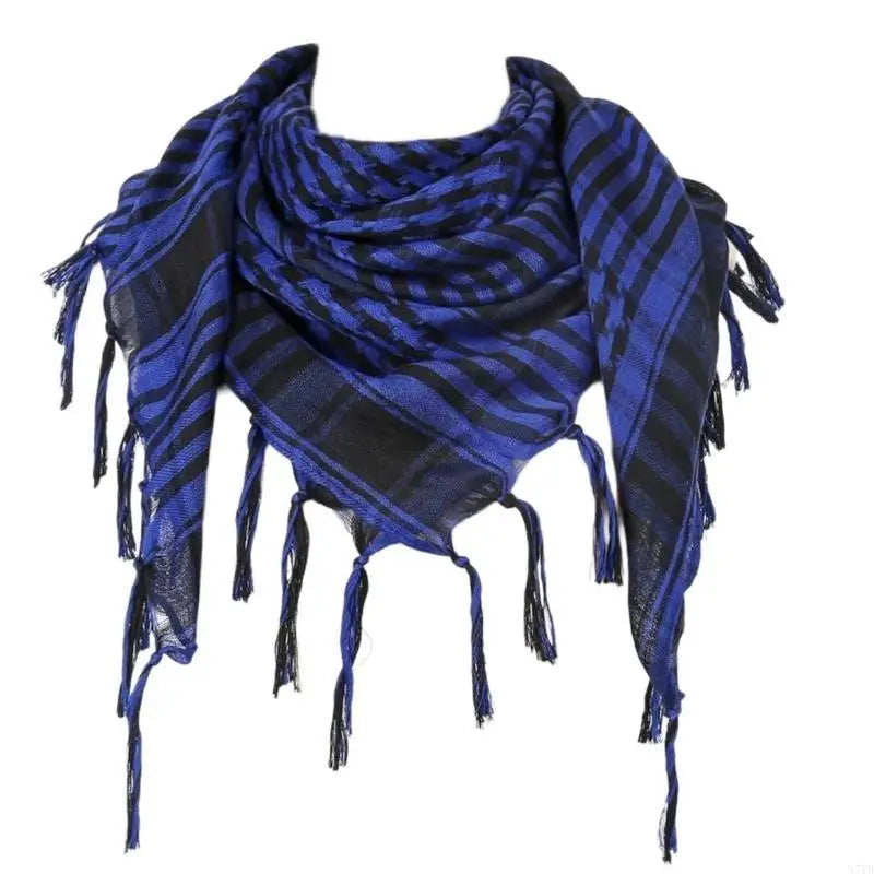 N7YD Desert Shemagh Scarf Soft Fringed Arab Headscarf Unisex Keffiyeh Bandana Unisex Headwrap Arabian Scarf Head Covering
