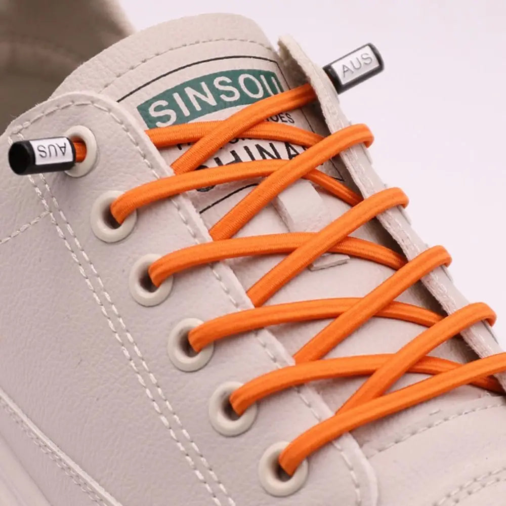 1 pair Shoelaces No Tie Shoelaces Multicolors Elastic Lace Shoelace Creative Lazy Silicone Laces Rubber Shoelace Buckle