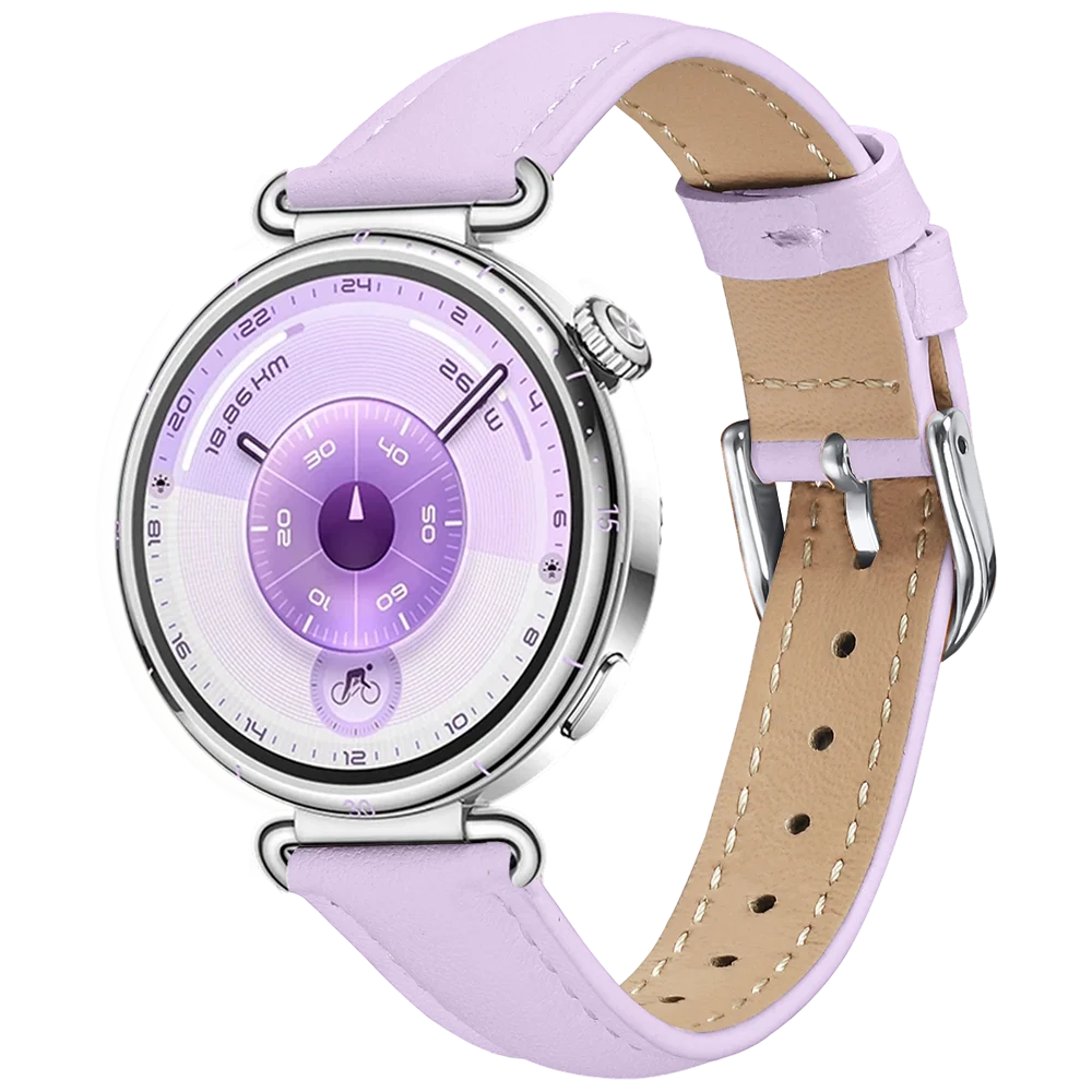 Leather Bracelet Band Suitable for Huawei Watch GT6 GT5 GT4 41mm with Metal Buckle Suitable for Huawei Watch 5/GT5pro 42mm