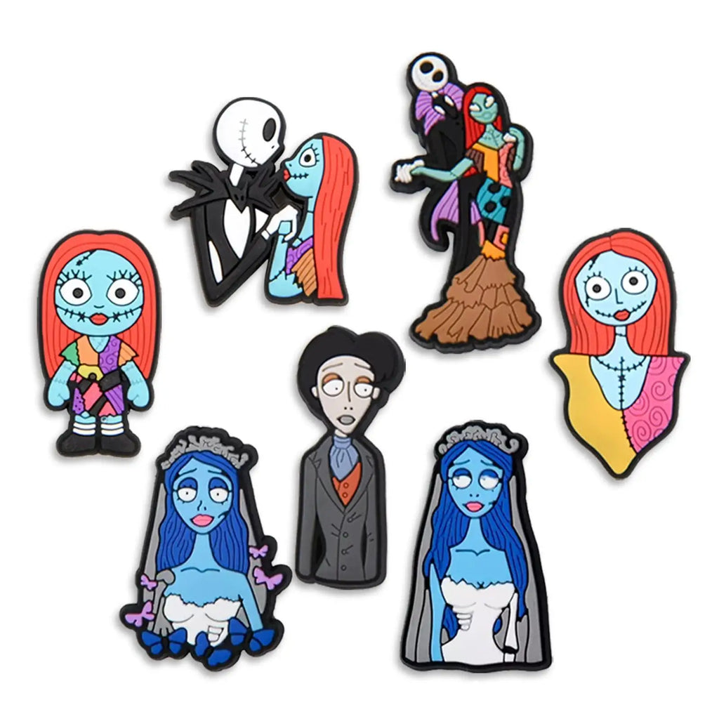 5-25pcs/SET Coraline & the Secret Door Cartoon Series for Shoe Charms Accessories DIY Decoration for Classic Clog Kids Gifts
