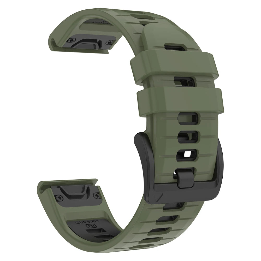Sport Strap Silicone Watch Band 22mm 26mm For Garmin Fenix 8 Pro E 7 7X 6 6X 5 5X Plus Quick Release Bracelets Women Men Correa
