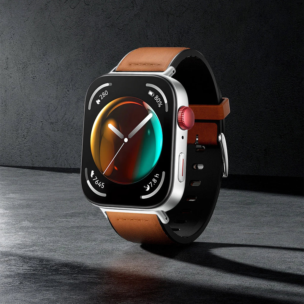 Classic Leather Strap for Huawei Watch Fit 4 4Pro Band Smartwatch Correas Sports Bracelet for Huawei Fit3 Watch Accessories Belt
