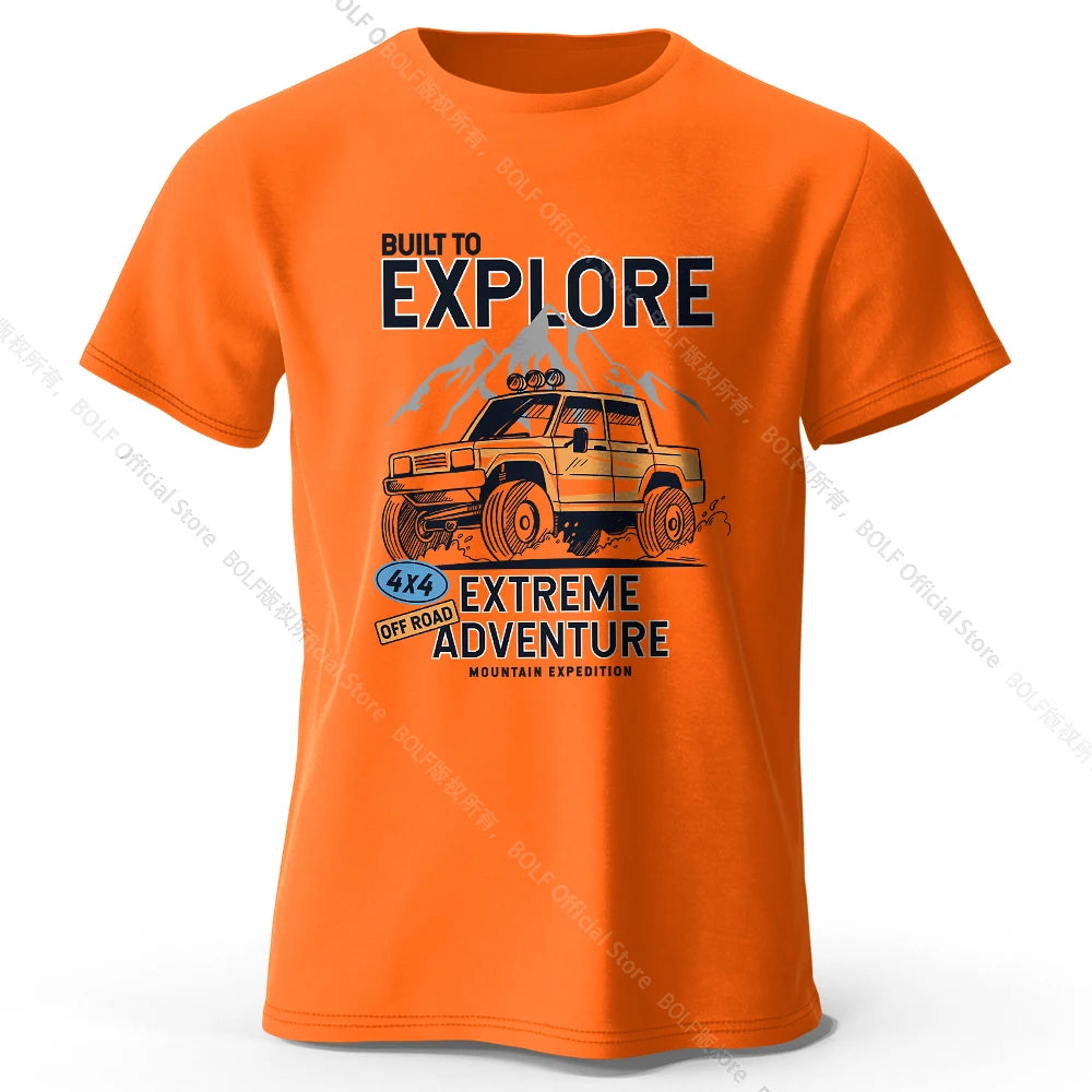 Vintage Rally Crest Printed Unisex Men Women T-Shirt Tees Tops 100% Cotton Weatherproof Patina Graphic Adventurer Gear