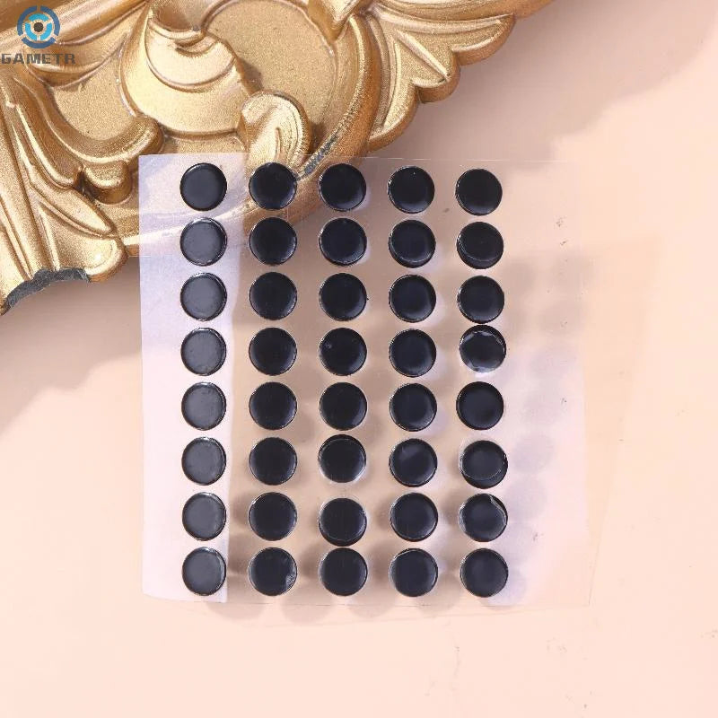 40Pcs 6.5mm Diameter 0.8mm Thickness Small Dots Universal Mouse Skates For Mouse Foot Glide Feet Sticker