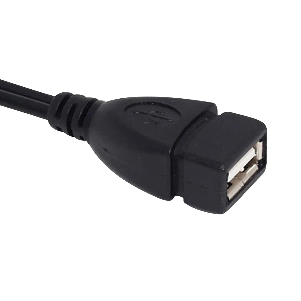 1 to 2 Usb Port Terminal Adapter Micro USB to USB 2.0 OTG Cable with Micro USB Power For Fire Tv Fire Stick Tablet PC Smartphone
