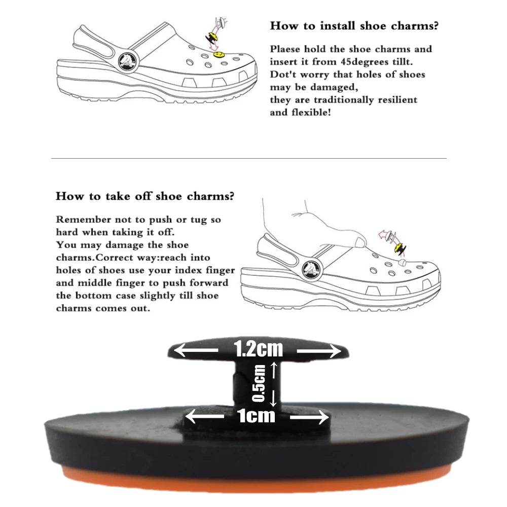1PCS Cartton Medical Treatment Series Garden Shoe Accessories Doctor Gifts Needle Stethoscope Shoe Charms Nurse Slippers Decor