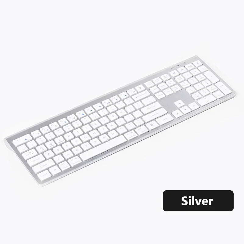 Bluetooth Keyboard Three-mode 2.4G Wireless Keyboard and Mouse Combo Multi-Device Rechargeable Keyboards for IOS/Android/Windows