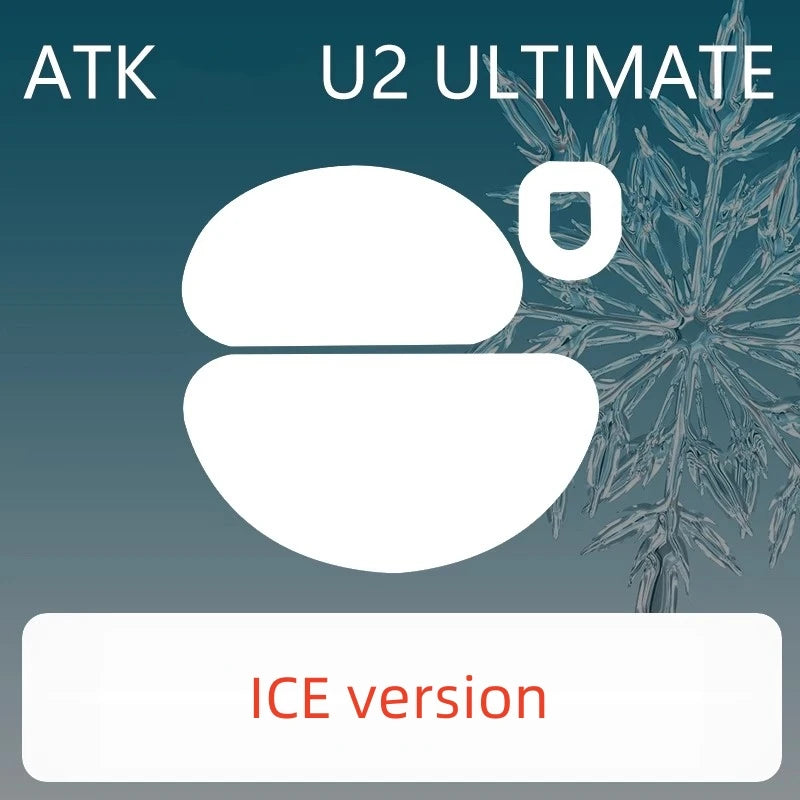 1 Set Meow Gaming Gear Ultraglide Mouse Skates For ATK U2 Mini/ Pro/ ULTRA/ ULTIMATE Brake Control Silence Feet ICE Glides PTFE