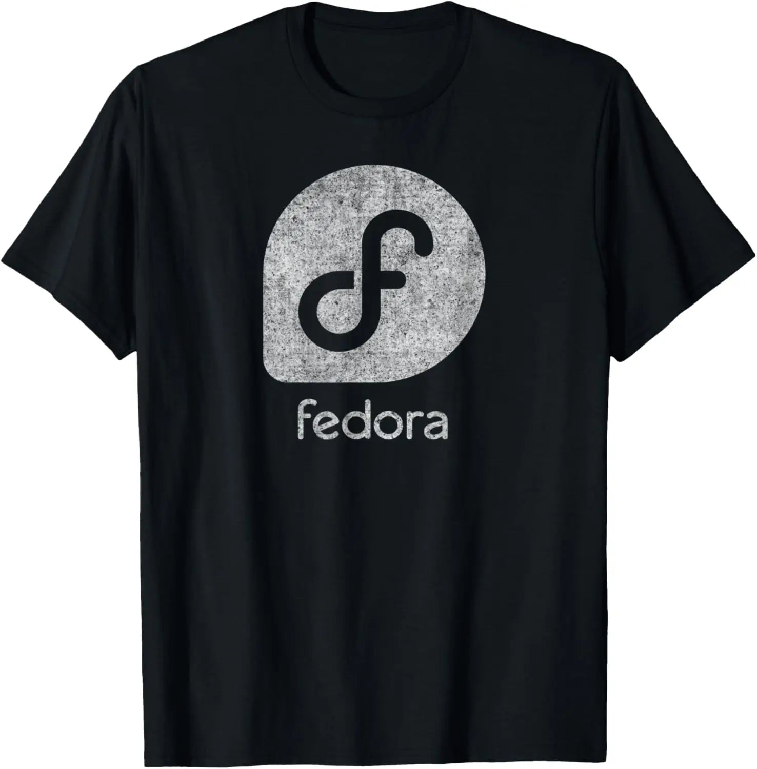 Linux Fedora T-Shirt White Tagline & Logo Open Source Os Tee T-Shirt Unisex Summer Streetwear Tops Mens Clothing Ropa Hombre
