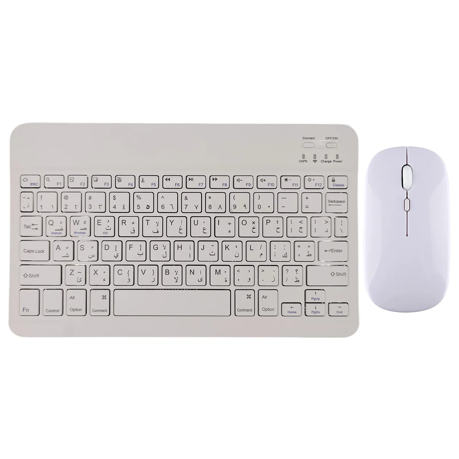 Bluetooth Wireless Keyboard Mouse Russian Spanish Korean For iPad Xiaomi MiPad Samsung Huawei MatePad Tablet Laptop IOS Android