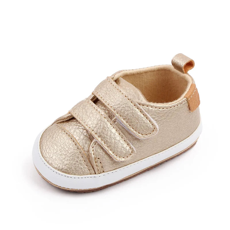 Baby Casual Sneaker Spring and Autumn Soft PU and TPR Sole Anti-slip High Quality Hot Selling 2023 New Fashion for Toddler 0-12M