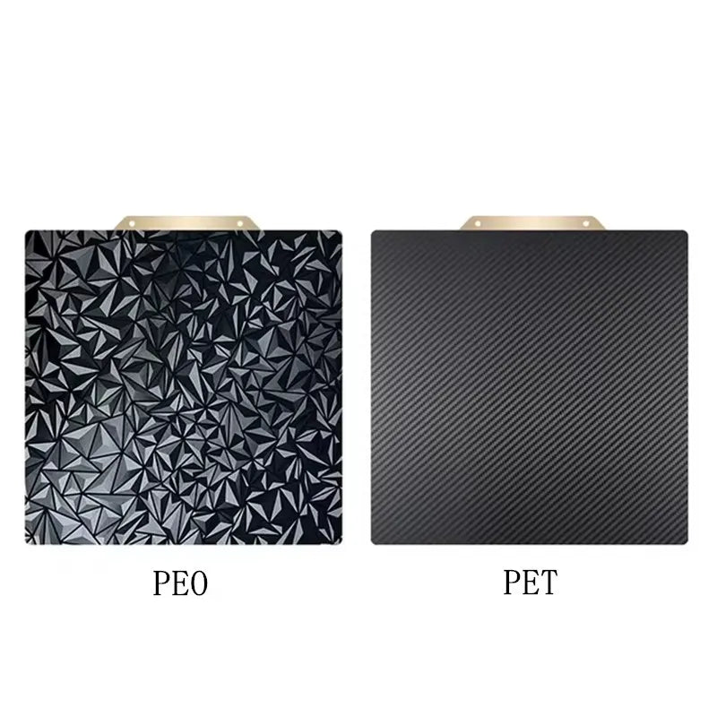 Double Sided Textured PEI Sheet 200x200mm Magnetic Build Plate PET PEO PEI Spring Steel Bed Strong Adhesion for Voron 3D Printer