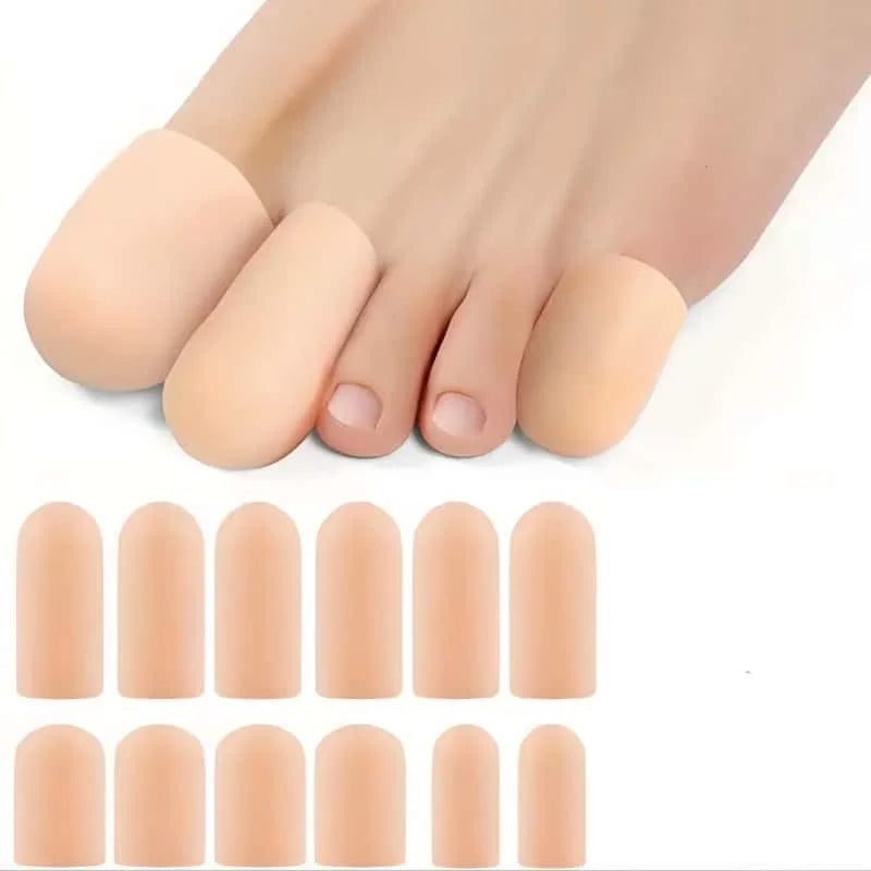 2 Breathable Silicone Toe Caps, Specifically Designed for Big Toes - Reduces Calluses and Blisters, Durable and Comfortable, Suitable for Walking, Toe-Friendly, Comfortable Fit, Slip-On Design
