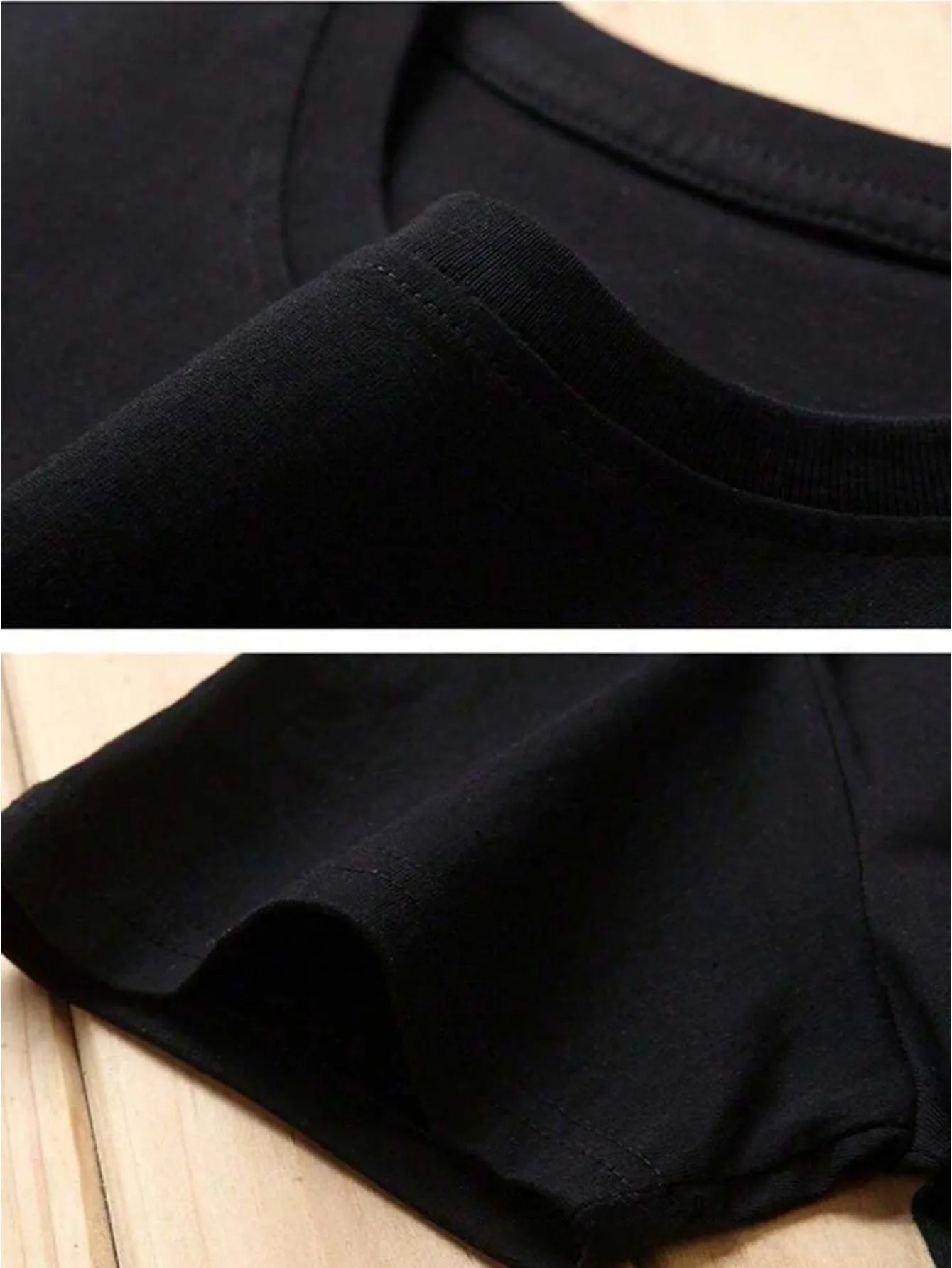 Men New Summer White 100% Cotton Loose-fitting T-shirt with Penguin Text Pattern Short-sleeved Round-neck Design Simple Style
