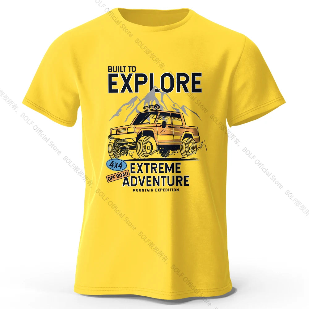 Vintage Rally Crest Printed Unisex Men Women T-Shirt Tees Tops 100% Cotton Weatherproof Patina Graphic Adventurer Gear