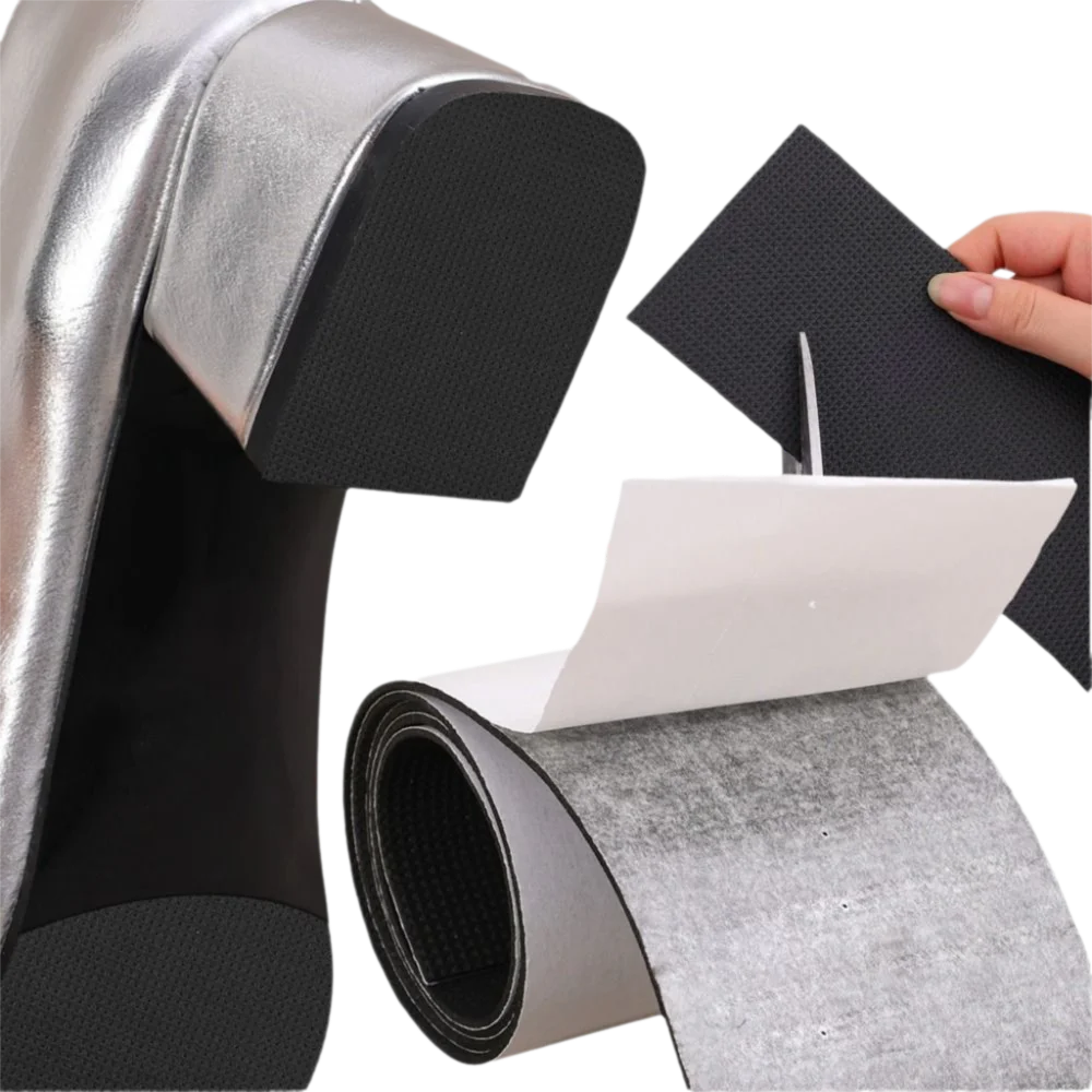 Durable Elastic Sole Anti Slip Sticker Repair Wearable Shoe Sole Protectors Self Adhesive Shoe Mute Cushion Shoe Bottom Pads