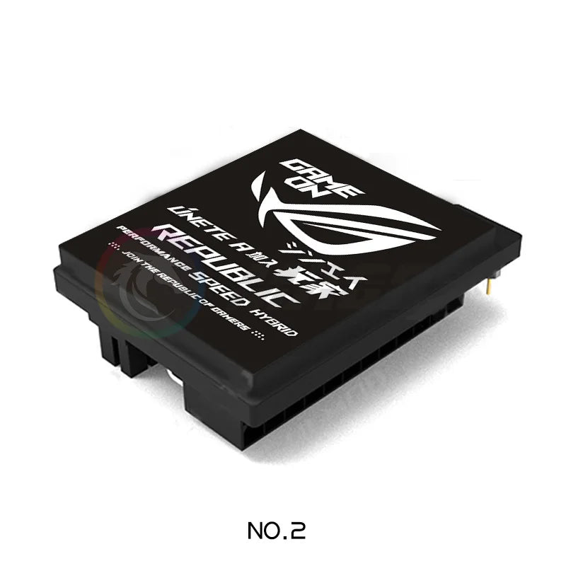 DIY Customizable ATX 24 Pin to 90 Degree Power Plug Supply Cable,Motherboard Connectors Modular Mounting