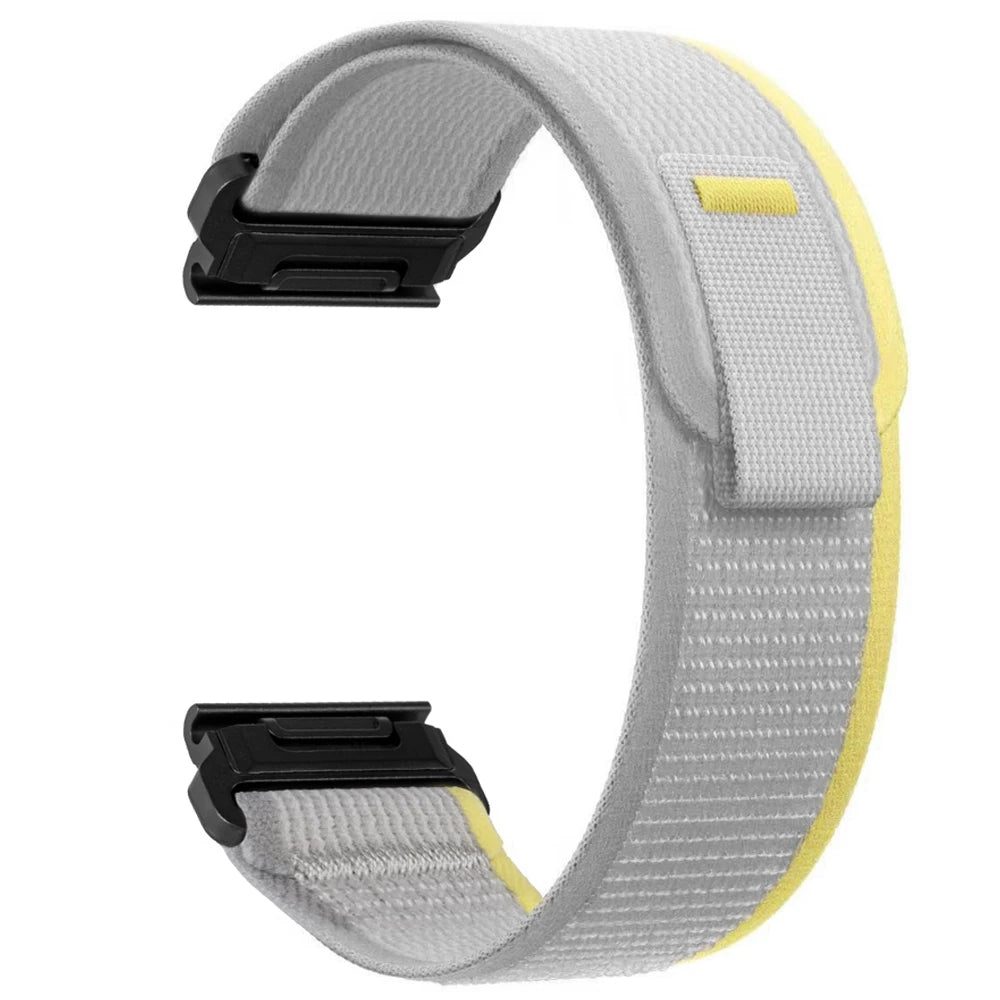 26mm 22mm Nylon QuickFit Strap For Garmin Fenix 8 8Pro E 7 7X 6 6X 5X/Forerunner 970 965/Enduro 3/Instinct 3 2X Sport Watch Band