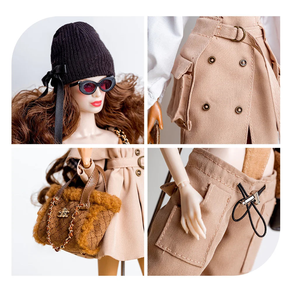 2026 New Xianxian Doll Clothes Set High-end Wear Suit Coat Top Skirt Princess Exquisite Makeup Dress Up Toys Doll Accessories