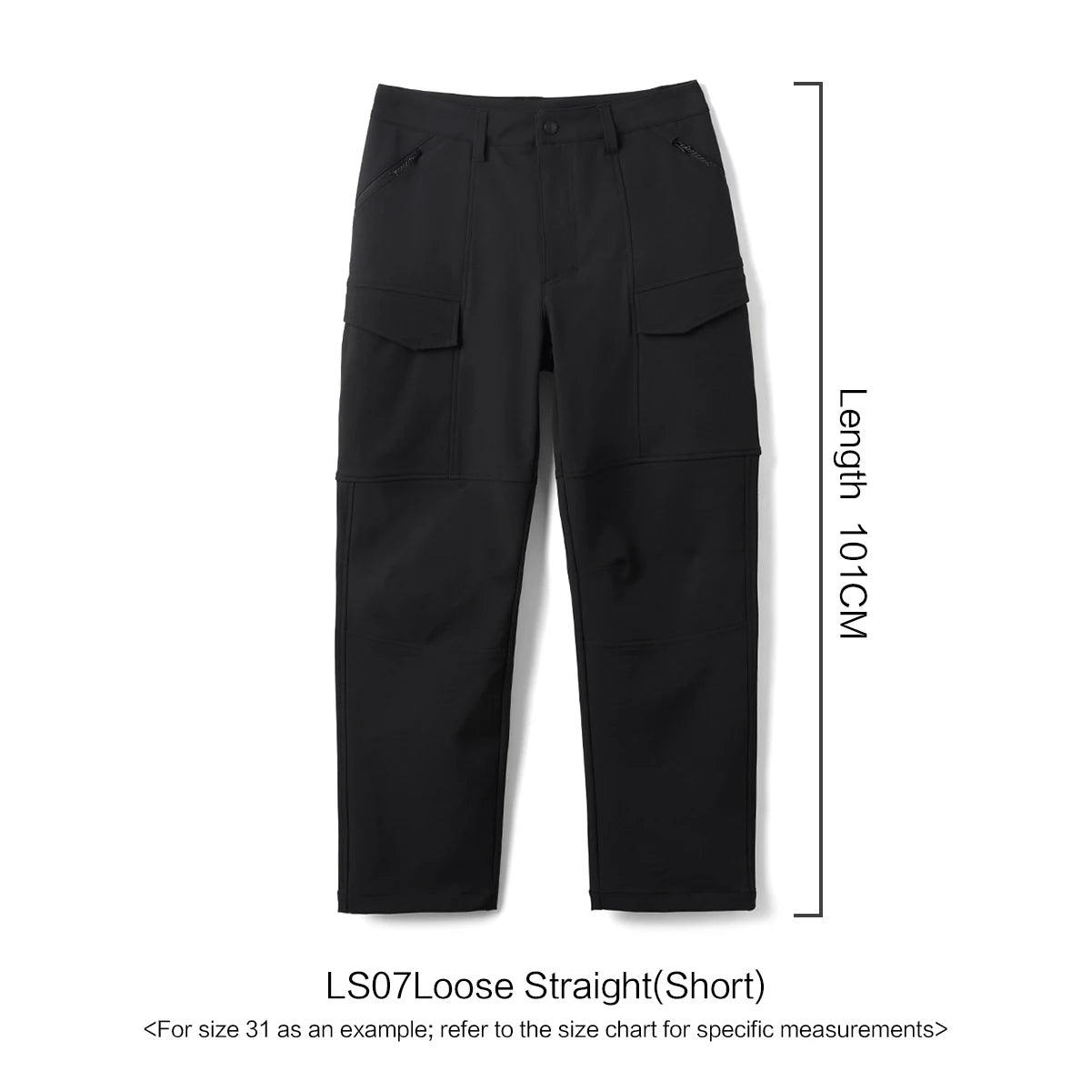 SIMWOOD 2026 Spring New Loose Straight Water Repellent Softshell Pants Men Elastic Hiking Trouser